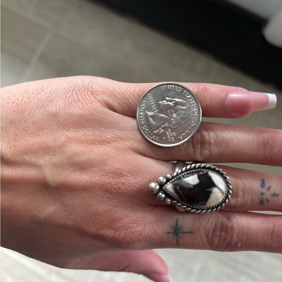 Madagascar Petrified Wood Ring - Picture 4 of 5